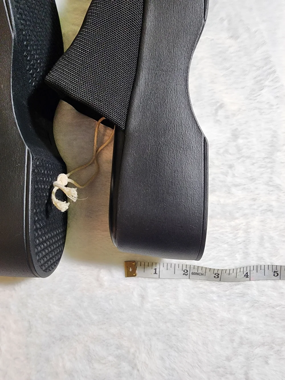 Sincerely Jules Happy Platform Slide Sandals Black Size 9 Y2K Chunky NWOT